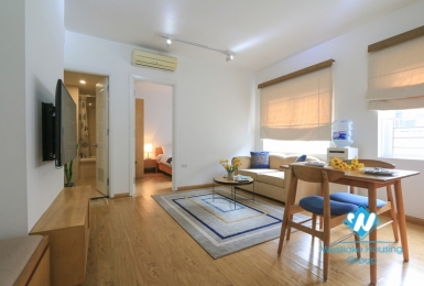 1 bedroom apartment for rent in Pham Huy Thong, Ba Dinh district.